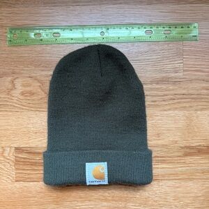 Carhartt Olive Green Cuffed Beanie (infant/toddler)